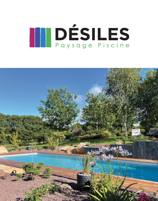Logotype Désiles - Paysage, piscine