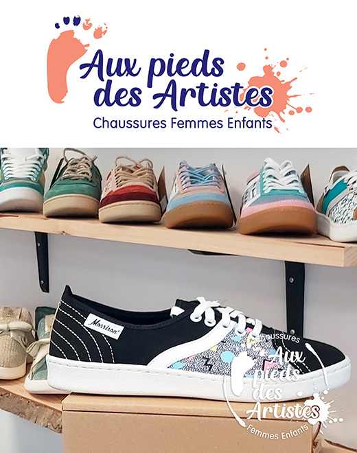 Logotype de Aux pieds des Artistes - Chaussures femmes et enfants