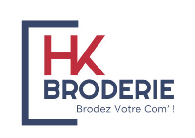 Logo HK Broderie - Brodez votre com' !